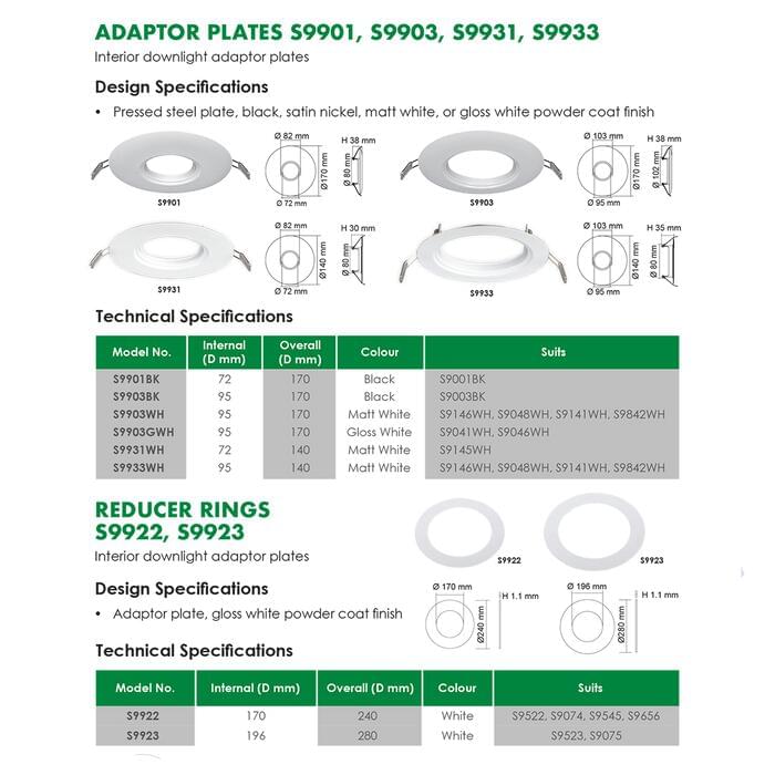 ADAPTOR PLATES -