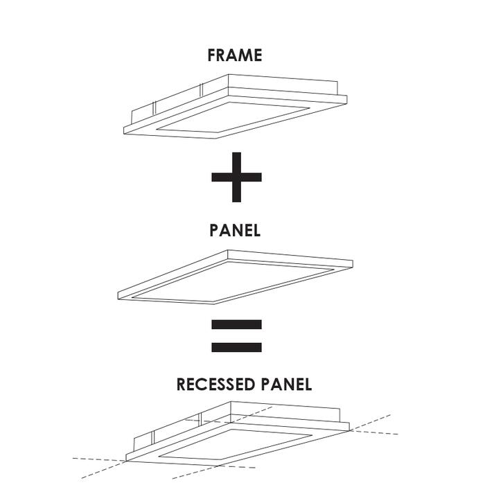 RECESSED CEILING FRAME (metric)